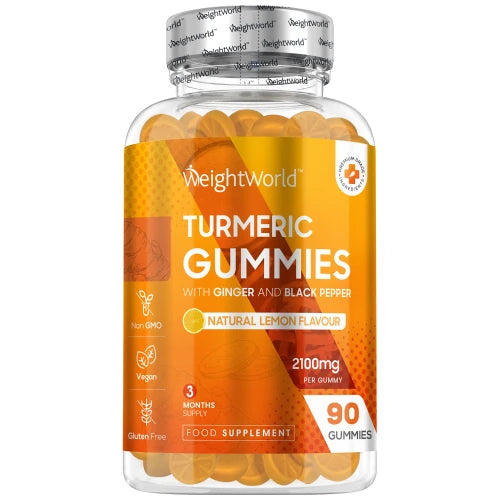 Se Gurkemeje Gummies ✔ Kæmpe udvalg i WeightWorld - Køb online på udsalg og tilbud lige nu ✔ Meget billig fragt og hurtig levering - Varenummer: WeightWorld-49198 og 5056128126936 på lager - Udsalg på Gurkemeje Store besparelser – op til 77% - 2.739+ mærker til skarpe priser