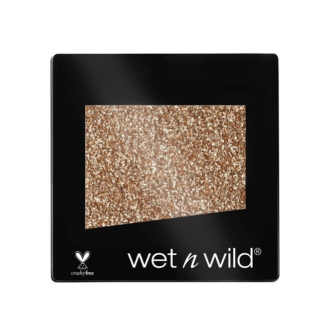 Wet n Wild Color Icon Glitter Eyeshadow Single i nuancen Toasty, gylden glitterøjenskygge