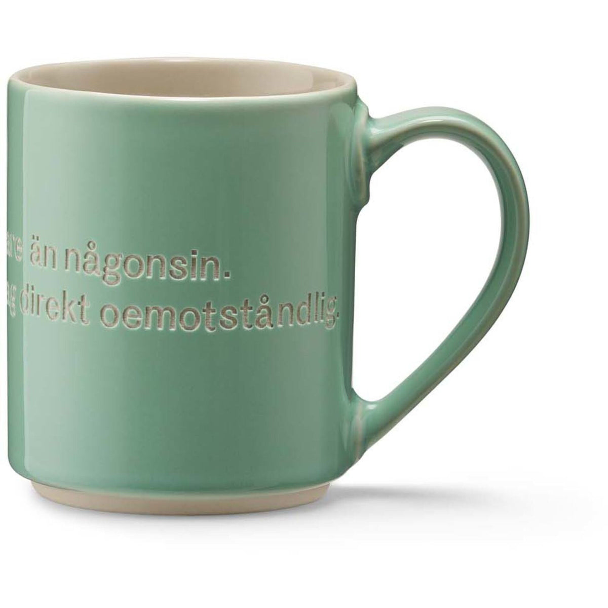 Design House Stockholm Astrid Lindgren mugg med graveret citat Jag är fräknigare