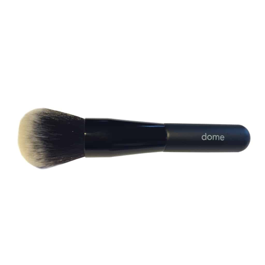 Mineralogie Brush Dome domformet makeupbørste med hvide hårspidser