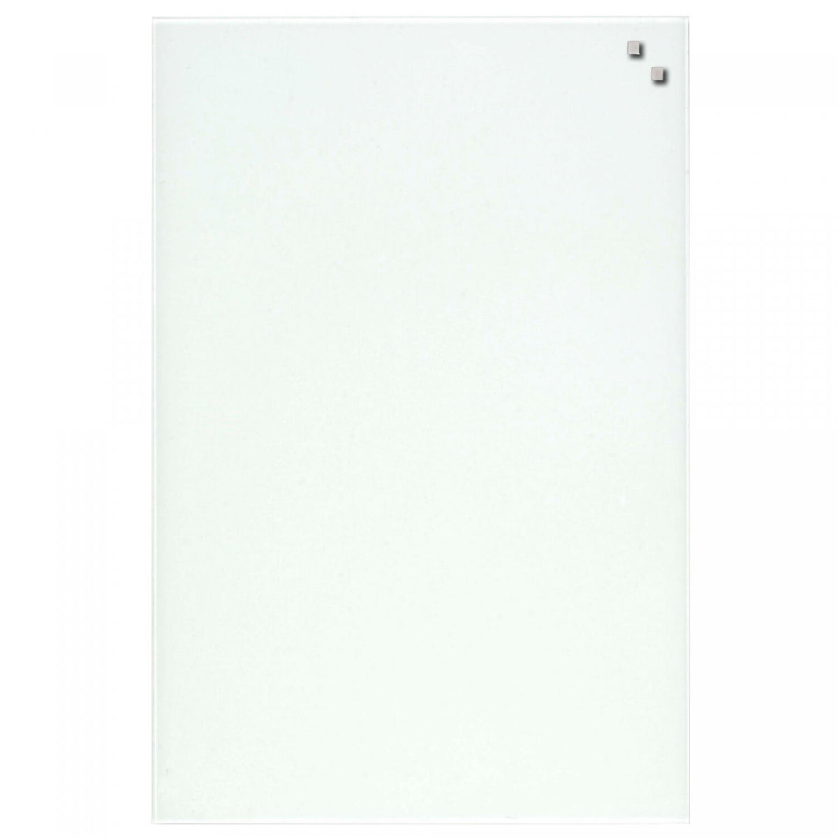 Hvid magnetisk glastavle fra Naga i størrelsen 40 x 60 cm
