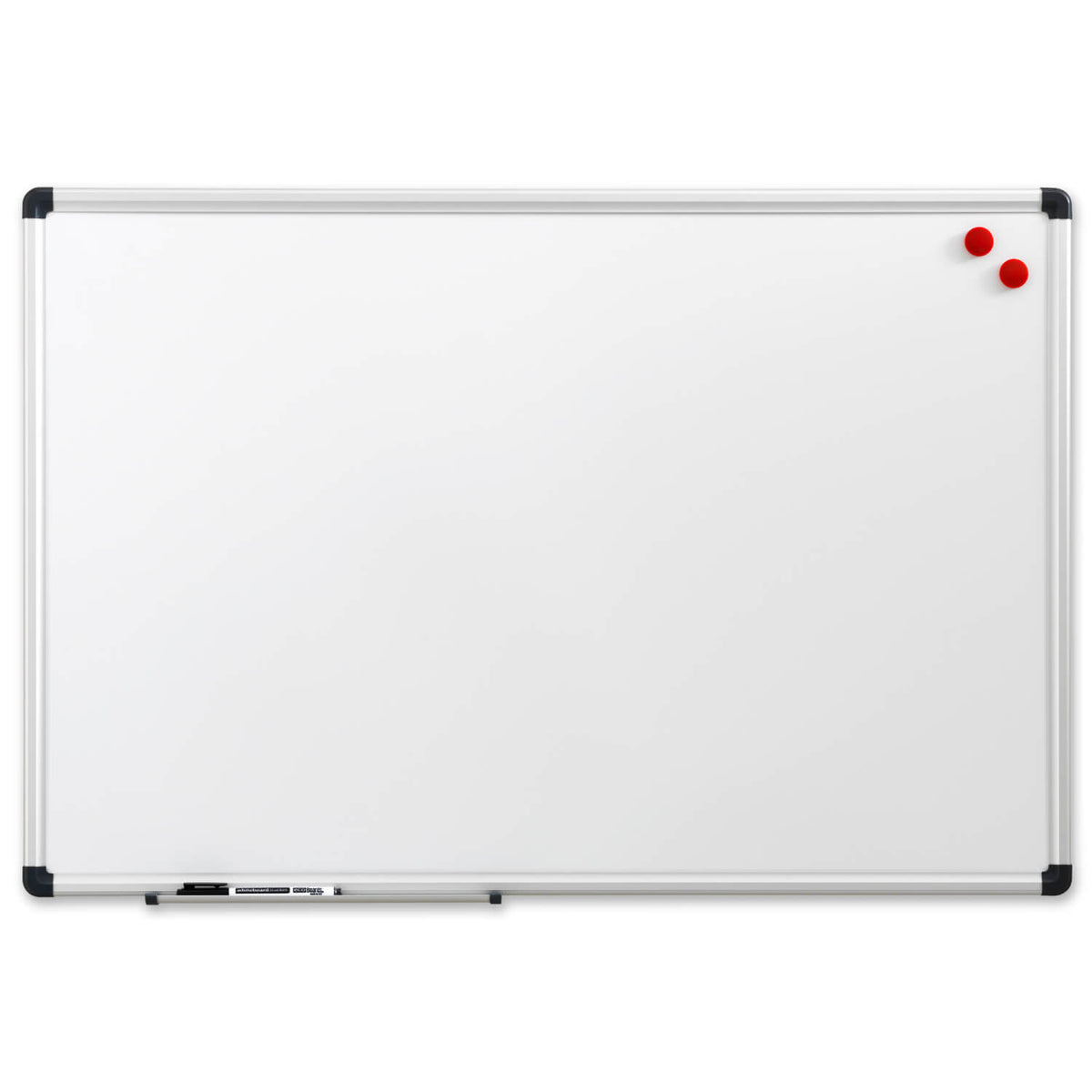Naga whiteboard med aluminiumsramme, 100 x 150 cm