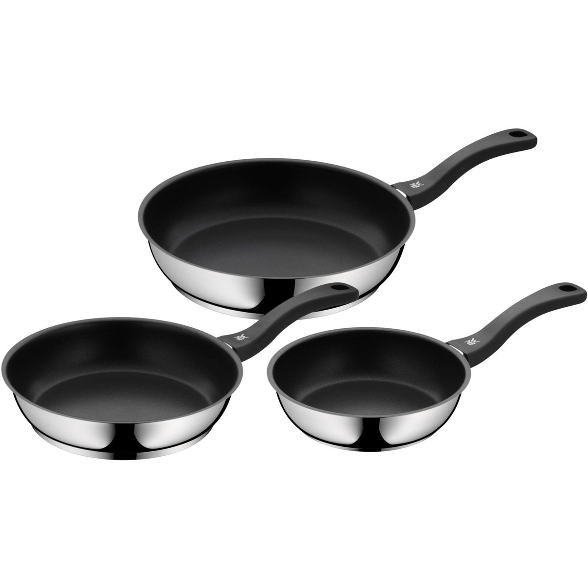 WMF Devil stegepandesæt med tre stegepander på 20, 24 og 28 cm