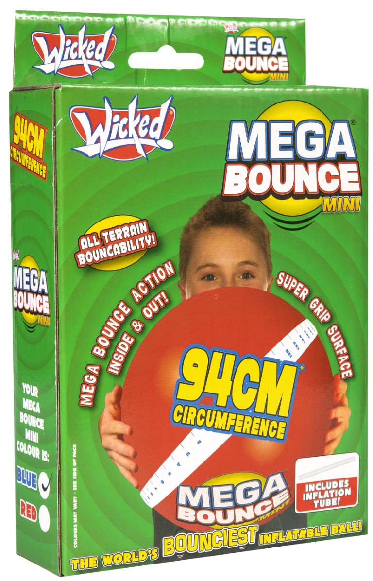Se Wicked Mega Bounce Mini - oppustelig hoppebold ✔ Kæmpe udvalg i Wicked Vision - Køb online på udsalg og tilbud lige nu ✔ Meget billig fragt og hurtig levering - Varenummer: MMAction-226013 og 5060170942277 på lager - Udsalg på Havespil til børn Op til 57% rabat - Kendte mærker på udsalg – over 1.329 mærker