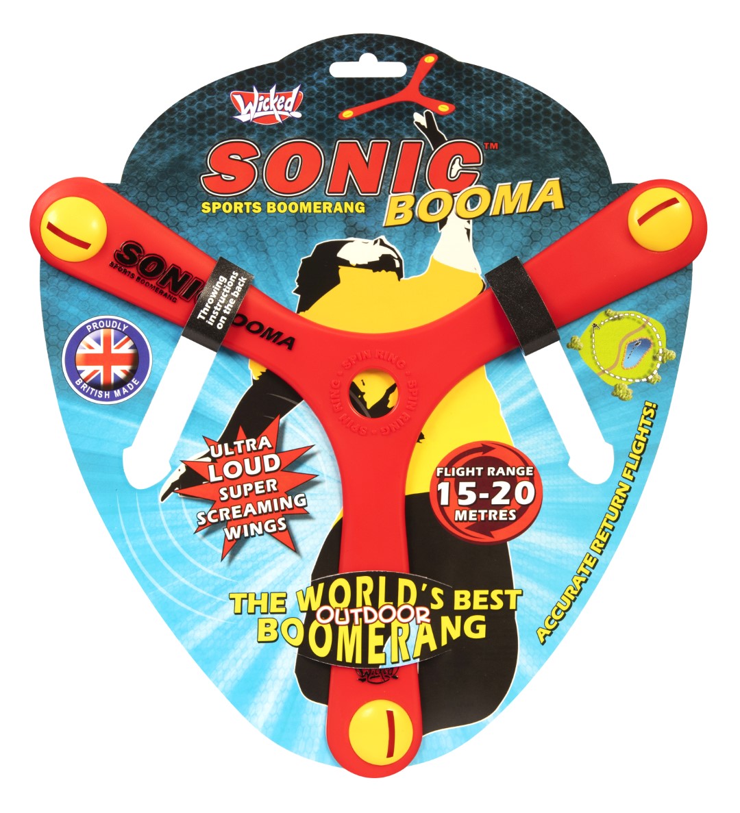Se Wicked Booma Sonic Sports Boomerang ✔ Kæmpe udvalg i Wicked Vision - Køb online på udsalg og tilbud lige nu ✔ Lav fragtpris og hurtig levering - Varenummer: MMAction-226004 og 5060170941287 på lager - Udsalg på Havespil til børn Store besparelser – op til 77% - Udsalg på mere end 2.281 populære mærker