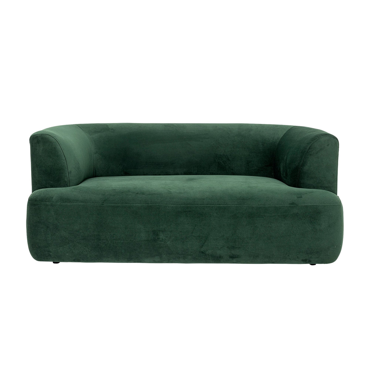 Grøn Morgan sofa i polyester med afrundede former fra Bloomingville