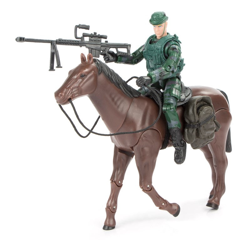 Se World Peacekeepers 1:18 Militær Actionfigur + Hest ✔ Kæmpe udvalg i World Peacekeepers - Køb online på udsalg og tilbud lige nu ✔ Super billig fragt og lynhurtig levering - Varenummer: MMAction-19977012 og 18859770104 på lager - Udsalg på Militær Actionfigurer 9,5 cm Spar stort – op til 59% - Eksklusivt udsalg på over 2.739 mærker