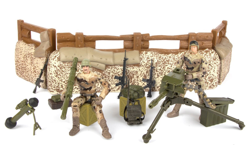World Peacekeepers 1:18 Militær Forsvars enhed inkl. 3 actionfigurer