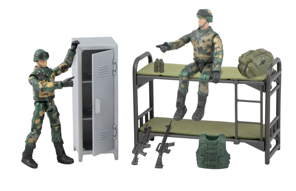 Se World Peacekeepers 1:18 Militær Køjeseng m/2 actionfigurer ✔ Kæmpe udvalg i World Peacekeepers - Køb online på udsalg og tilbud lige nu ✔ Billig fragt og hurtig levering - Varenummer: MMAction-199770352 og 18859770357 på lager - Udsalg på Militær Actionfigurer 9,5 cm Spar stort – op til 59% - Over 2.739 kendte mærker på stort udsalg