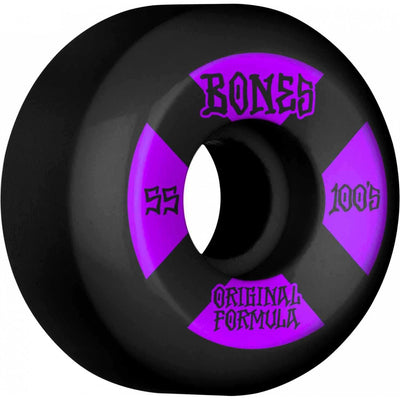 Se Bones Wheels OG Formula Skateboard Wheels 100 55mm V5 Sidecut 4pk Black 55mm ✔ Kæmpe udvalg i  Bones Hjul ✔ Hurtig levering: 1 - 2 Hverdage samt billig fragt - Varenummer: JUCO-WSBABCV55004X4 og barcode / Ean: '842357160217 på lager - Udsalg på Tilbehør til skateboard Spar op til 67% - Over  785 kendte brands på udsalg