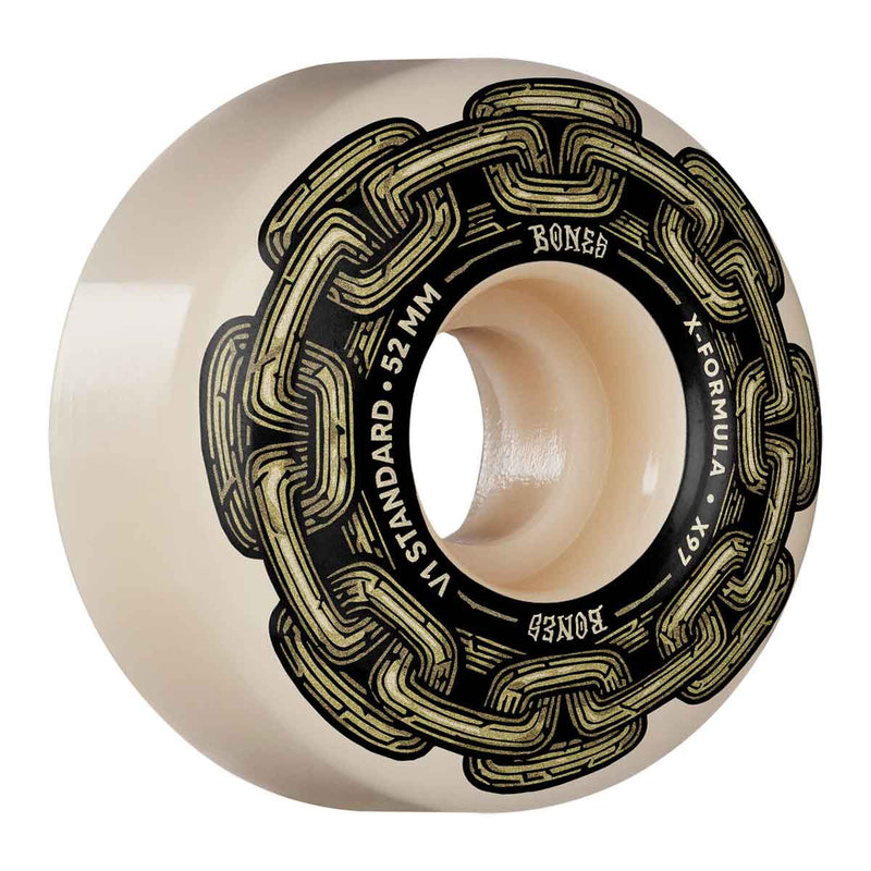 Se Bones Wheels X-Formula Gold Chain 52 x 31mm V1 97A 52mm ✔ Kæmpe udvalg i  Powell Peralta ✔ Hurtig levering: 1 - 2 Hverdage samt billig fragt - Varenummer: JUCO-WSCAXCHG5297A4 og barcode / Ean: &