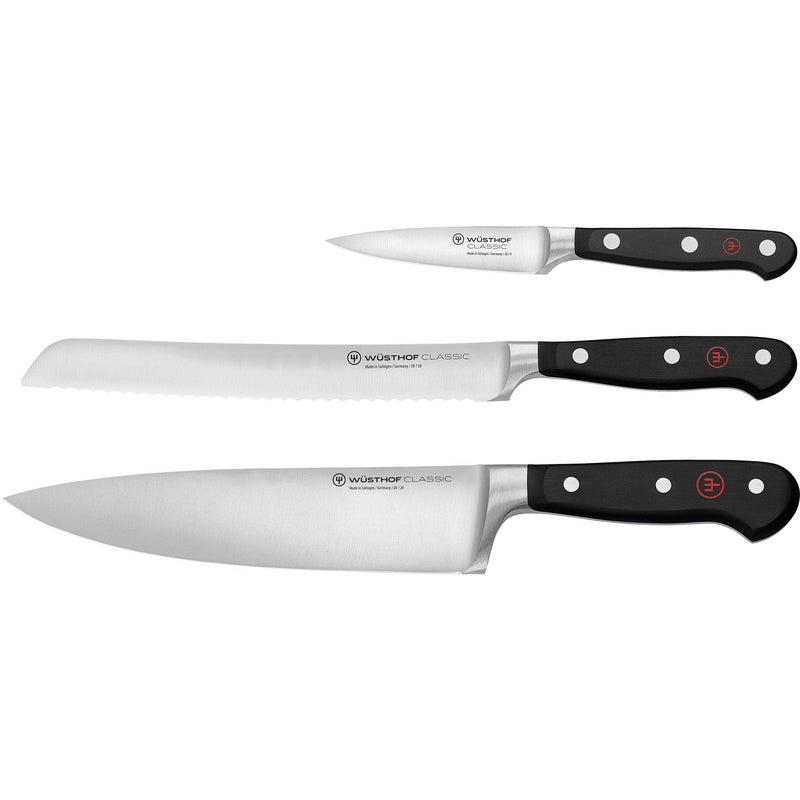Se Wüsthof Classic knivsæt 3 dele ✔ Stort online udvalg i Wüsthof ✔ Hurtig levering: 1 - 2 Hverdage samt billig fragt - Varenummer: KTO-1120160304 og barcode / Ean: &