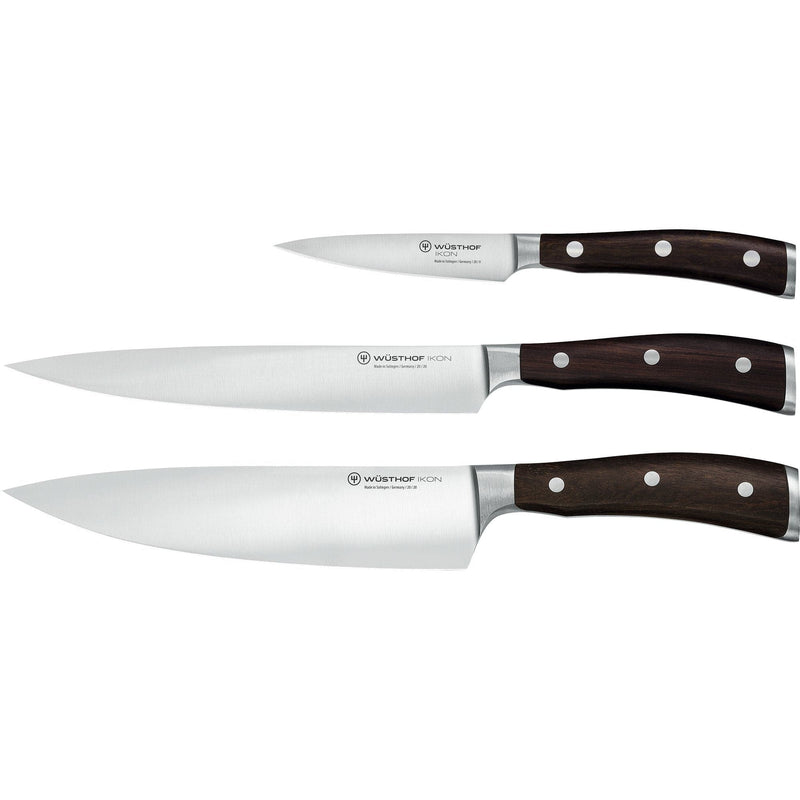 Se Wüsthof Ikon knivsæt 3 knive ✔ Stort online udvalg i Wüsthof ✔ Hurtig levering: 1 - 2 Hverdage samt billig fragt - Varenummer: KTO-1070560302 og barcode / Ean: &