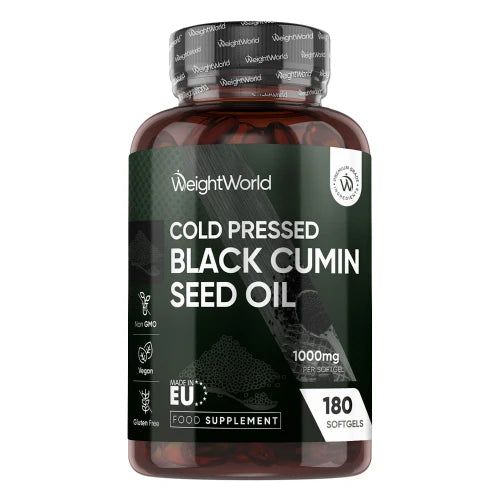 Se Nigellafrøolie Kapsler ✔ Kæmpe udvalg i WeightWorld - Køb online på udsalg og tilbud lige nu ✔ Billig fragt og hurtig levering - Varenummer: WeightWorld-50142 og 5056128128305 på lager - Udsalg på Omega Fedtsyrer Op til 61% rabat - Mere end 1.329 populære mærker på udsalg