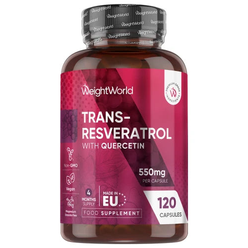 Se Resveratrol + Quercetin ✔ Kæmpe udvalg i WeightWorld - Køb online på udsalg og tilbud lige nu ✔ Hurtig levering til lave fragtpriser - Varenummer: WeightWorld-18903 og 5060287438335 på lager - Udsalg på Hjertet Få op til 67% i rabat - Find over 1.798 mærker på udsalg