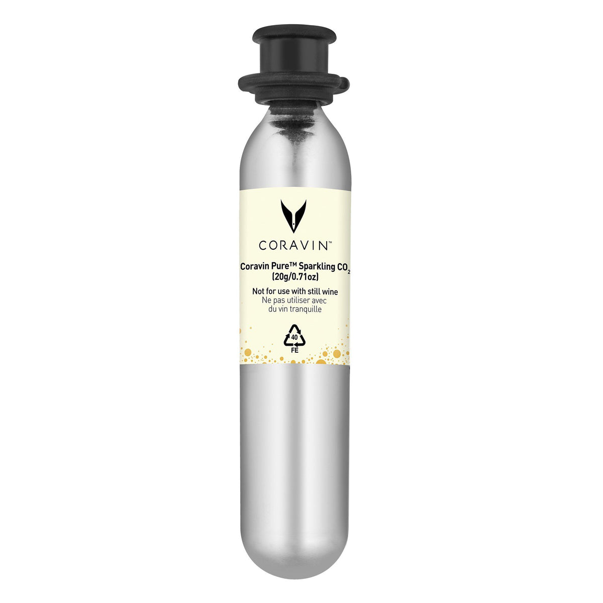 Coravin Pure Sparkling CO2-kapsler i pakke med 6 stk.