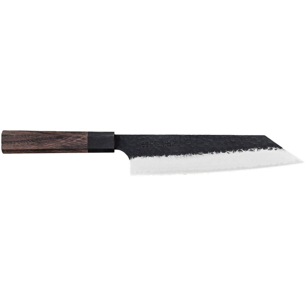 Suncraft Shinmatsu bunka kokkekniv 20 cm med sort kurouchi-finish