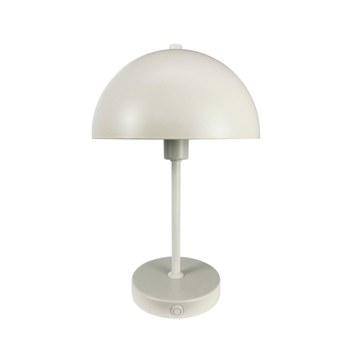 Dyberg Larsen Stockholm bærbar LED bordlampe i pearl white med underskærm