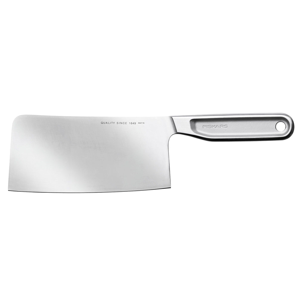 Fiskars All Steel hakkekniv med bredt blad på 16 cm