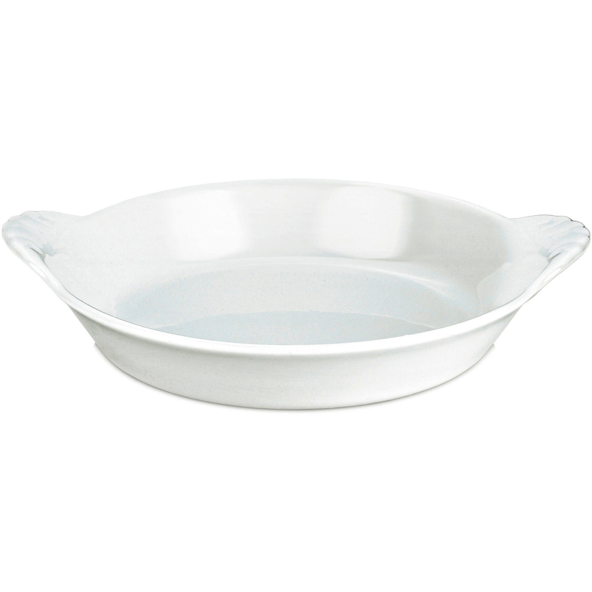 Rund Pillivuyt serveringstallerken nr. 5,5 med håndtag, 15,5 cm i diameter