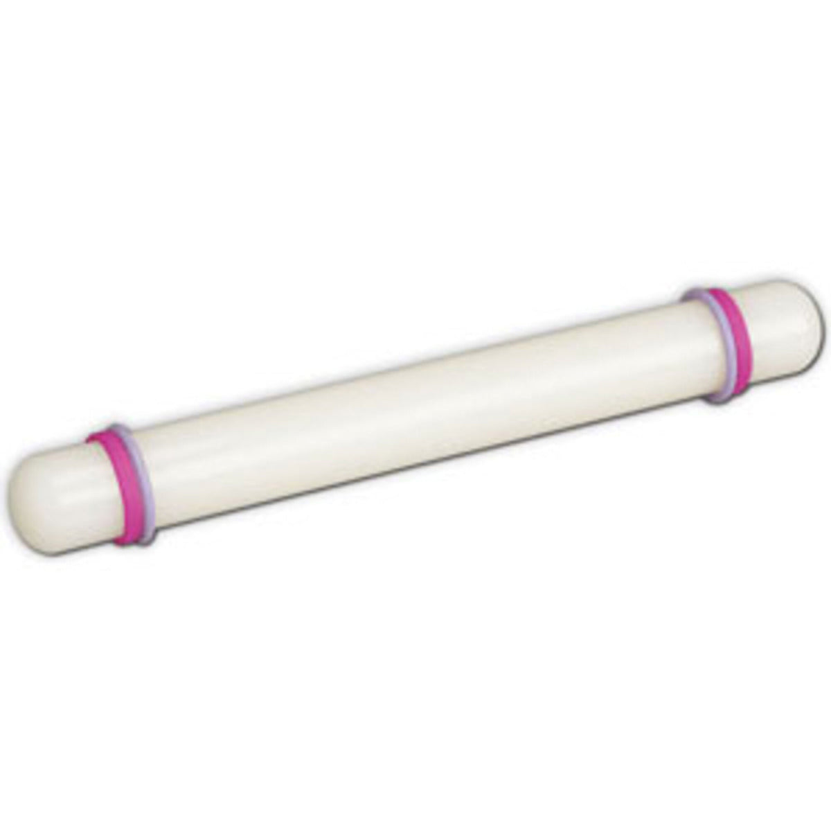 Städter minikagerulle i blank plast, 22,5 cm, med gummiringe