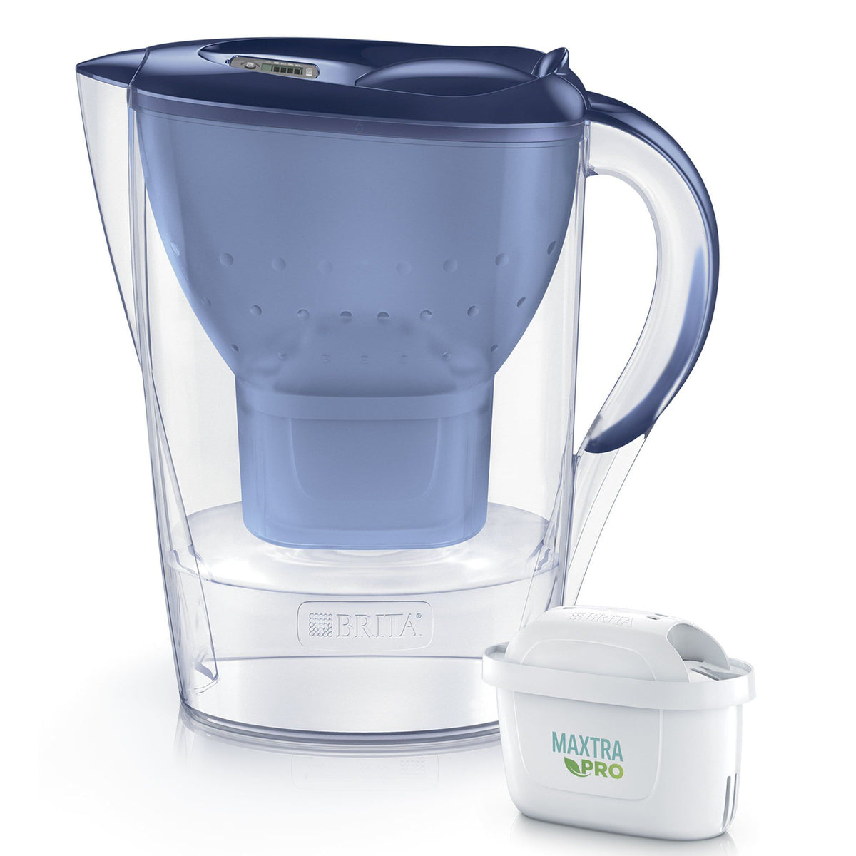 Brita Marella vandfilterkande i blå med Maxtra Pro-filter
