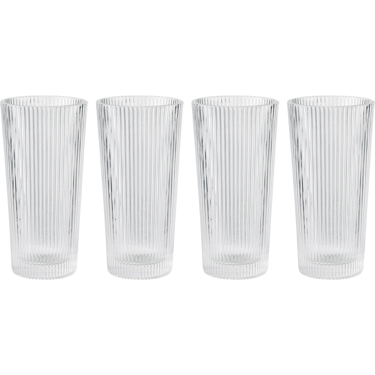 Stelton Pilastro longdrinkglas, 0,3 liter, sæt med fire glas