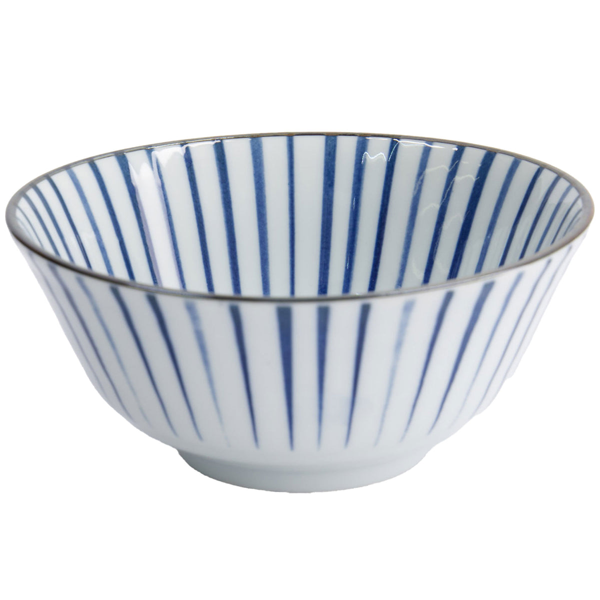 Tokyo Design Studio Natsu Tokusa Tayo skål på 500 ml med blåt og hvidt mønster