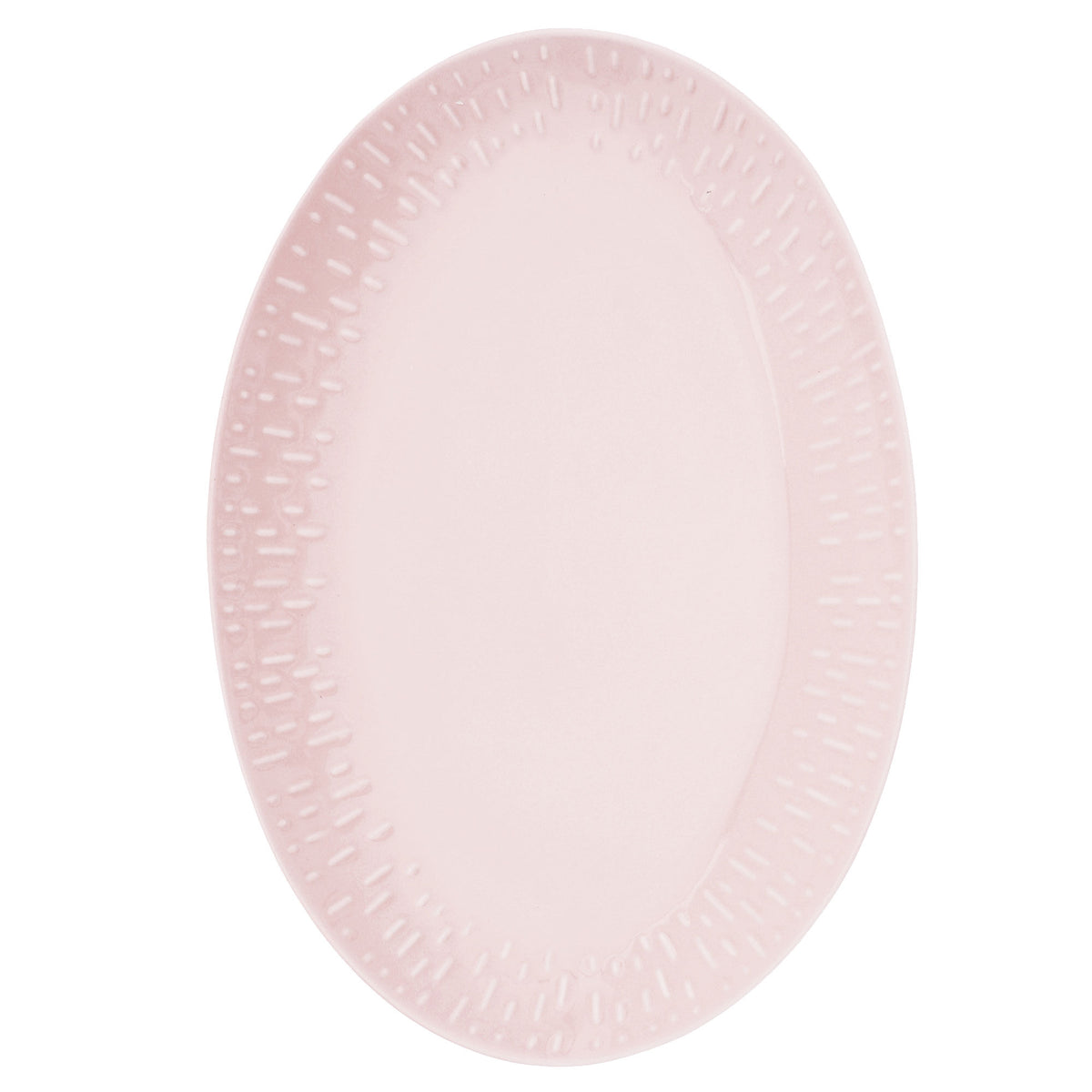 Pastelfarvet Aida Confetti serveringsfad i farven candyfloss, 36 x 25,5 cm