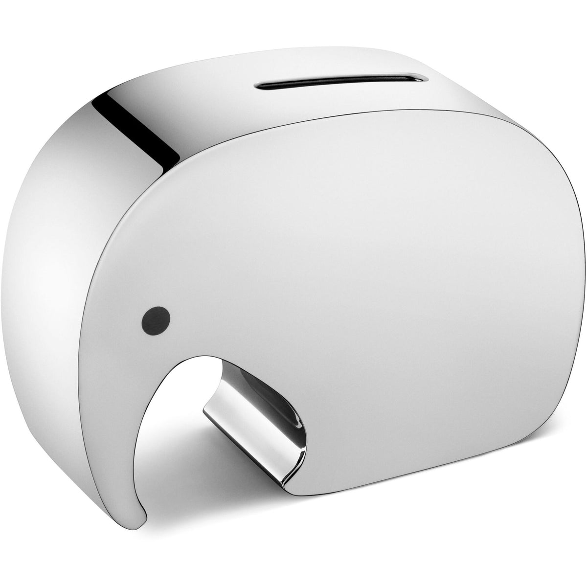 Georg Jensen Miniphant sparebøsse i blankpoleret rustfrit stål