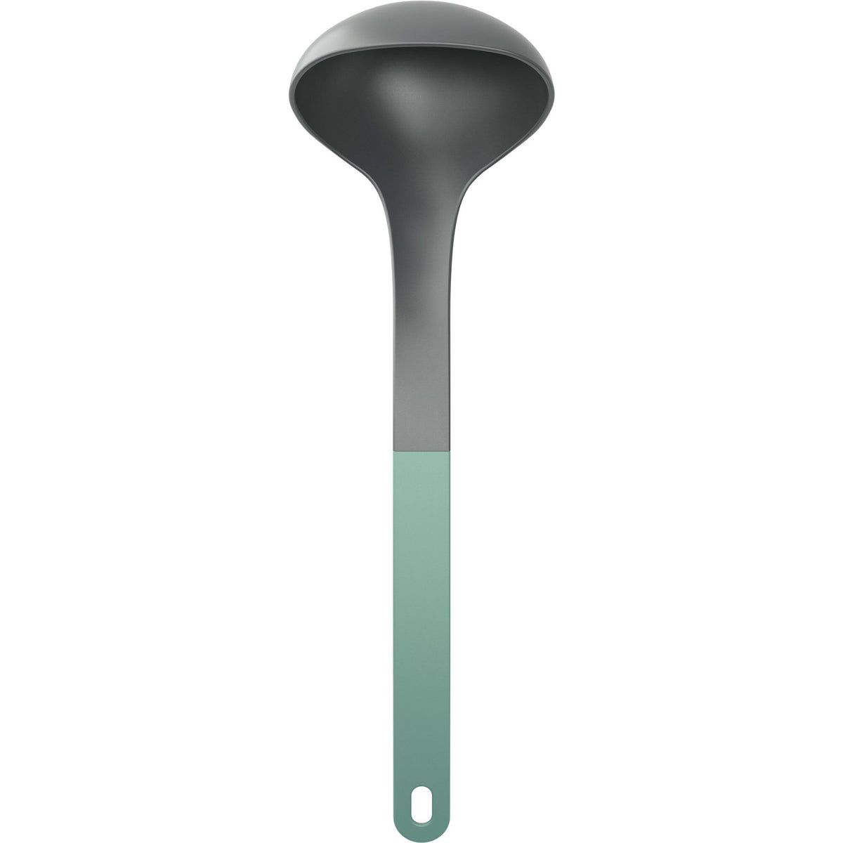 Optima suppeske fra Rosti, 30 cm, i nylon med skaft i nordic green