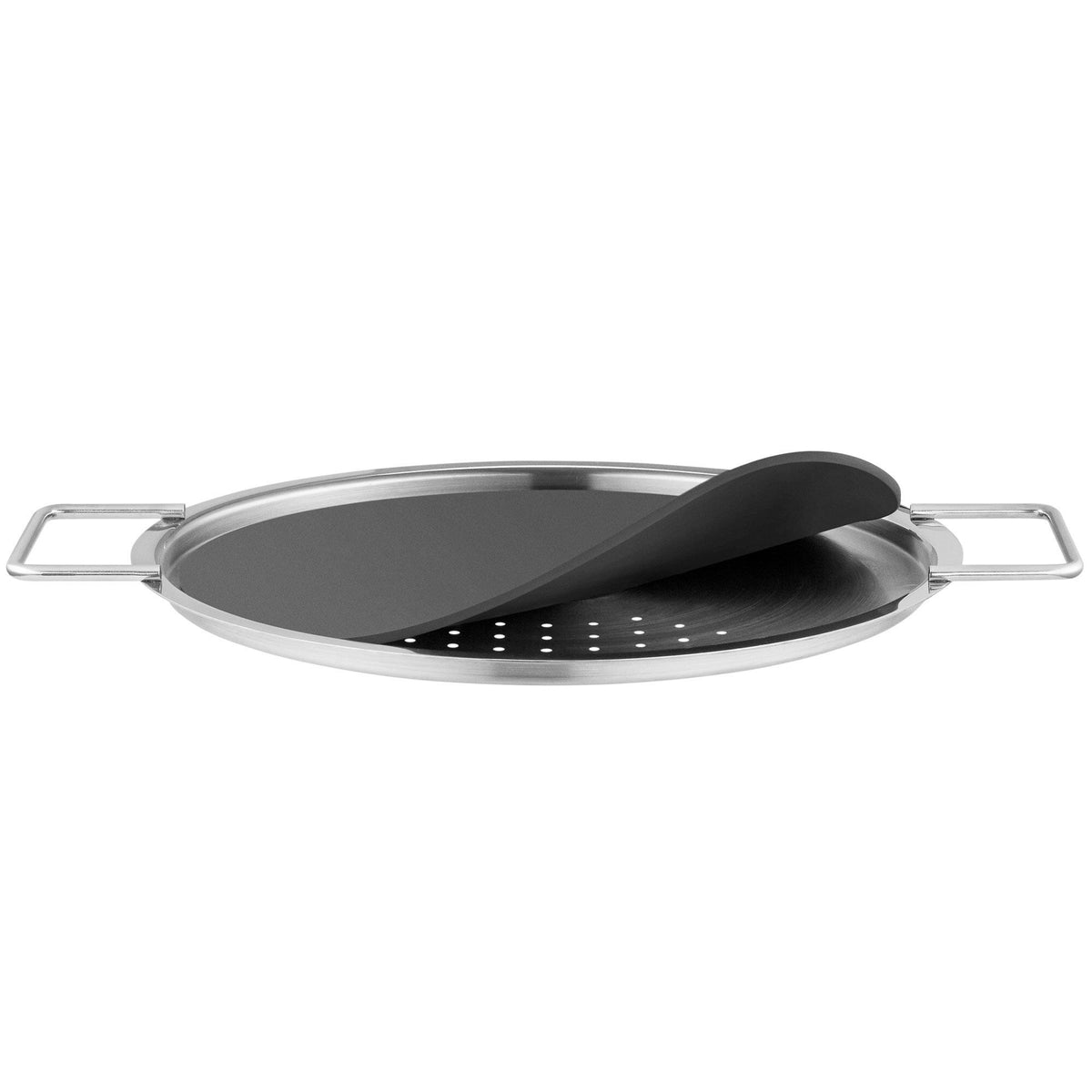 Eva Trio hældelåg med integreret si og silikonekant, Ø24 cm