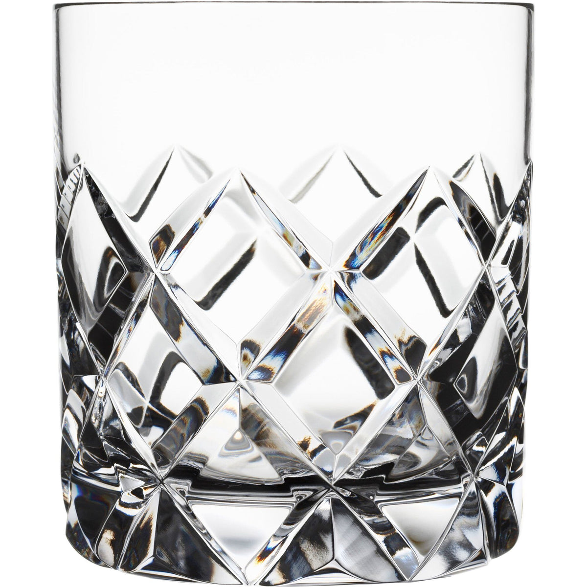 Orrefors Sofiero old fashioned-glas på 25 cl med dybe slibninger