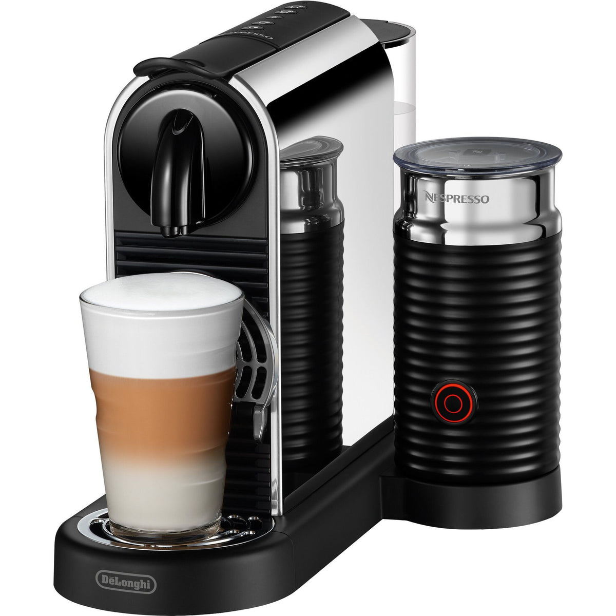 Nespresso CitiZ Platinum & Milk kaffemaskine i metal