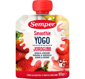 Se YOGO Smoothie med banan & jordbær fra 6 mdr. 90g. ✔ Kæmpe udvalg i Bolig Magasin - Køb online på udsalg og tilbud lige nu ✔ Billig fragt og hurtig levering - Varenummer: Helsegrossisten-55885 og 7310100701855 på lager - Udsalg på Børn > > Spar stort – op til 71% - Over 2.739 mærker med kæmpe udsalg