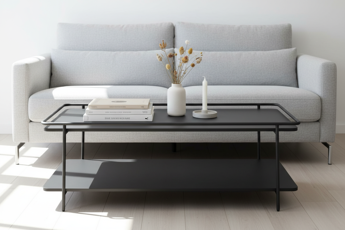 Se Yuba sofabord, sort, 110x55x34,3cm ❤ Kæmpe udvalg i Unique furniture - Køb online på udsalg og tilbud lige nu ❤ Hurtig levering til lave fragtpriser - Varenummer: Bolig&Haven-53109315371338 og barcode / Ean: 5704745185880 på lager - Udsalg på Spar helt op til 73% - Stort udsalg på over 739 brands