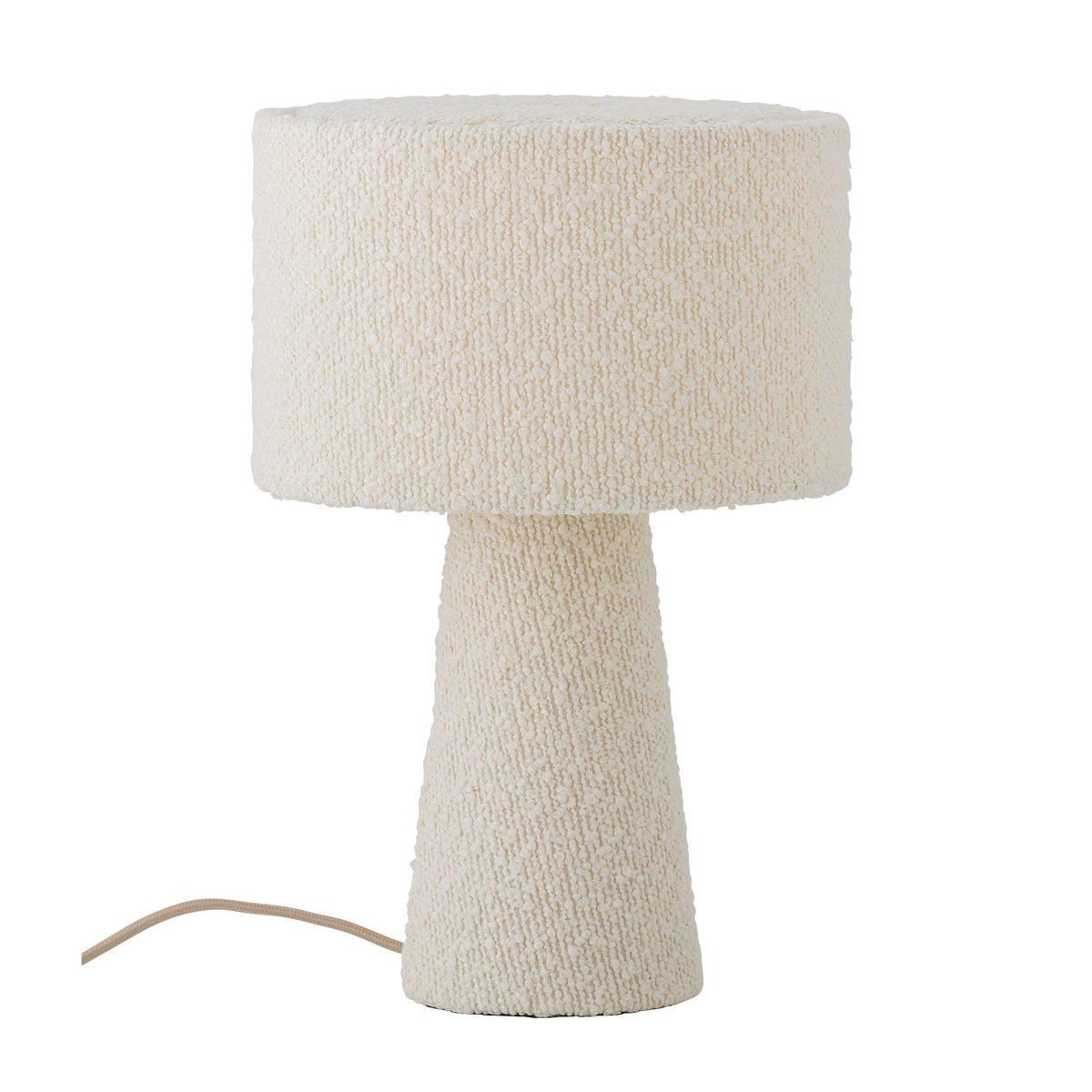 Hvid Emmie bordlampe i polyester fra Bloomingville