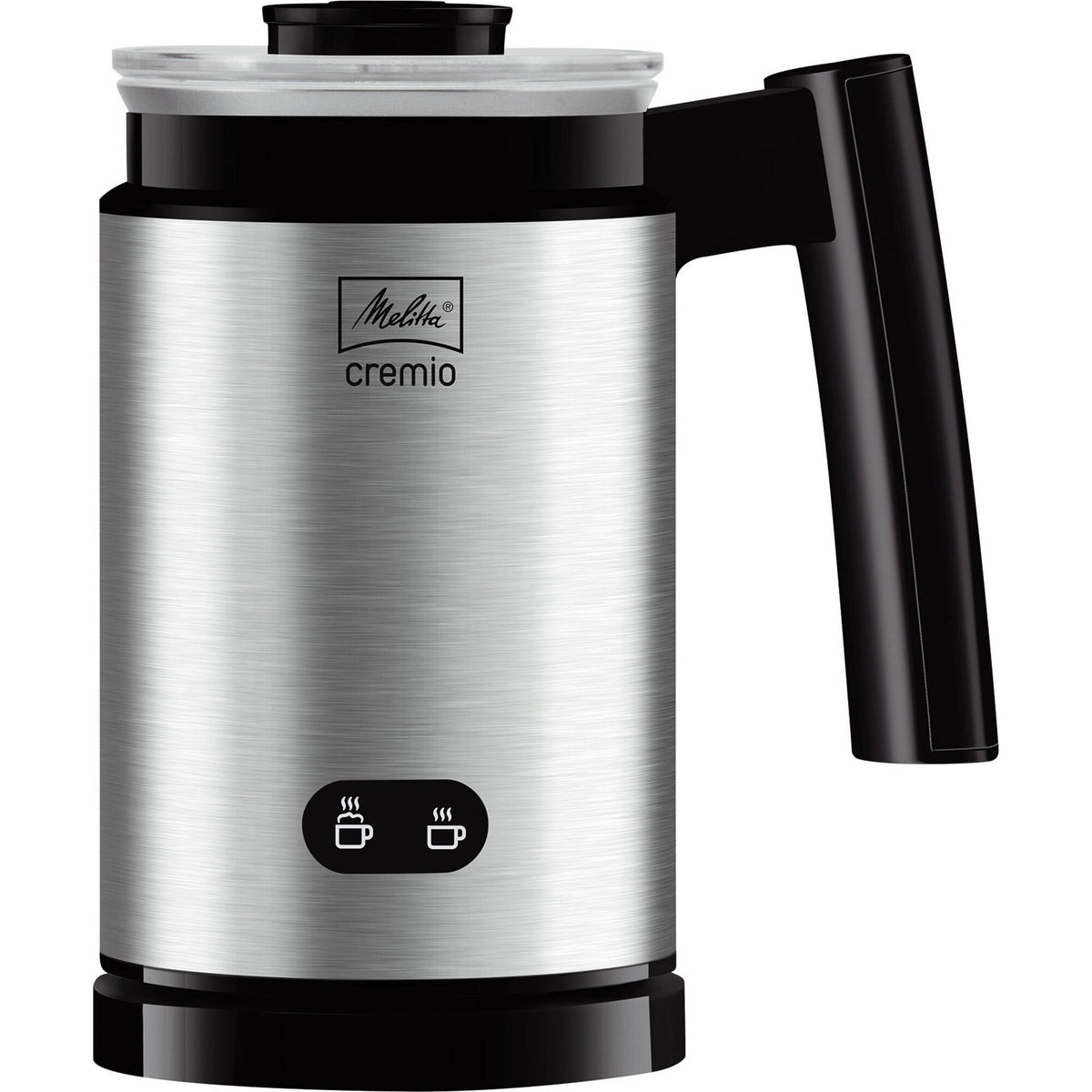 Melitta Cremio 2 mælkeskummer i rustfrit stål til varmt og koldt mælkeskum