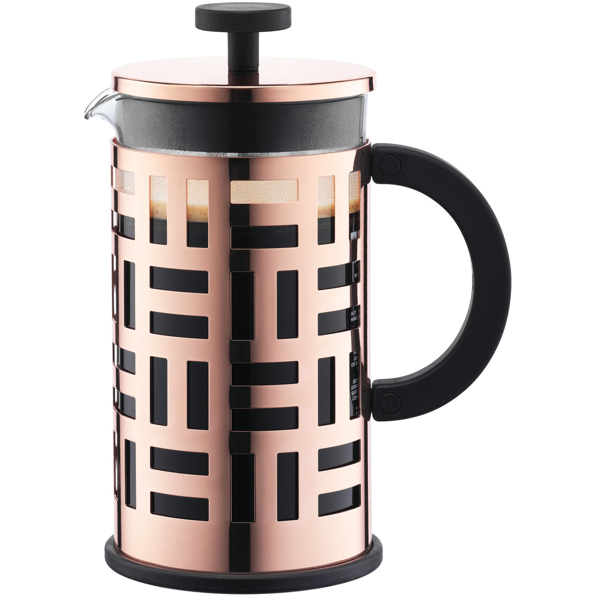 Bodum Eileen stempelkande i kobber til 8 kopper kaffe, 1 liter