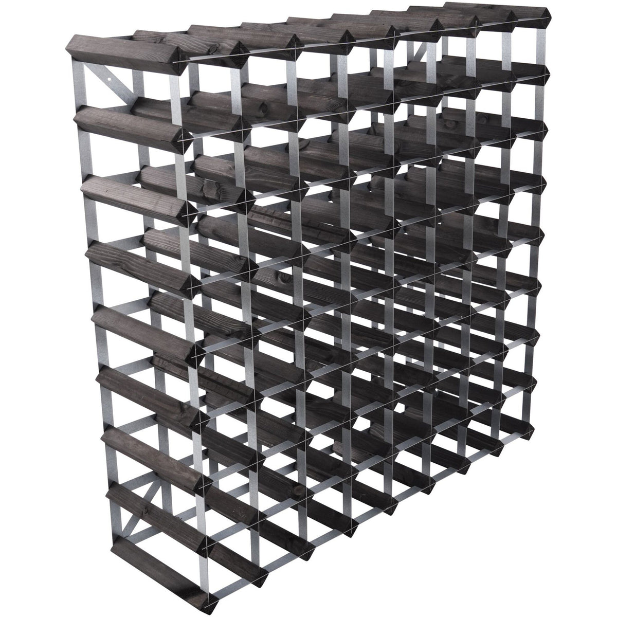 Traditional wine rack vinstativ i Black Ash med plads til 72 vinflasker