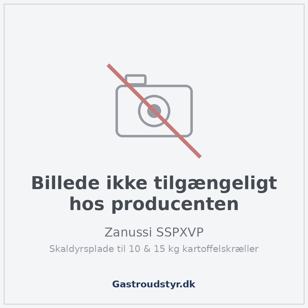 Zanussi skaldyrsplade SSPXVP til rensning af muslinger i skræller