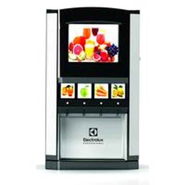 Zanussi kølet juicedispenser med fire dispensere à 3 liter til koncentrat