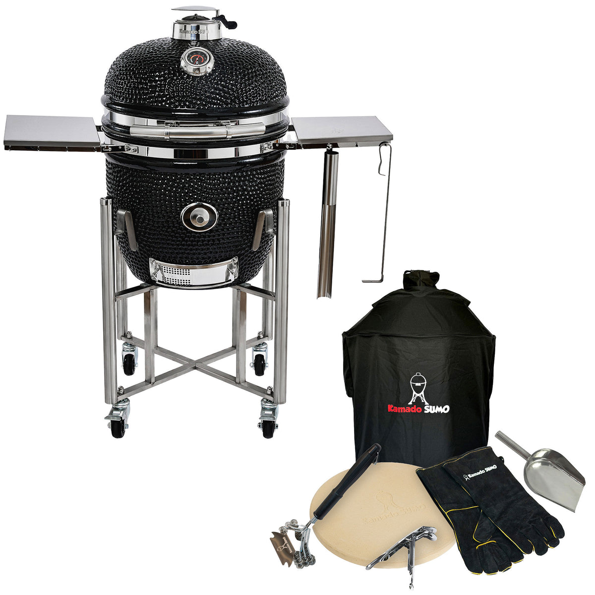 Kamado Sumo Signature Midi kulgrill med tilbehørspakke