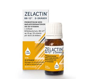 Se Pharmaforce Zelactin, d-dråber m/bb-12 8ml. ✔ Kæmpe udvalg i Pharmaforce - Køb online på udsalg og tilbud lige nu ✔ Meget billig fragt og hurtig levering - Varenummer: Helsegrossisten-52209 og 5704894158094 på lager - Udsalg på Kosttilskud til børn > Pharmaforce > Mælkesyrebakterier Spar helt op til 79% - Kæmpe udsalg på over 739 mærker