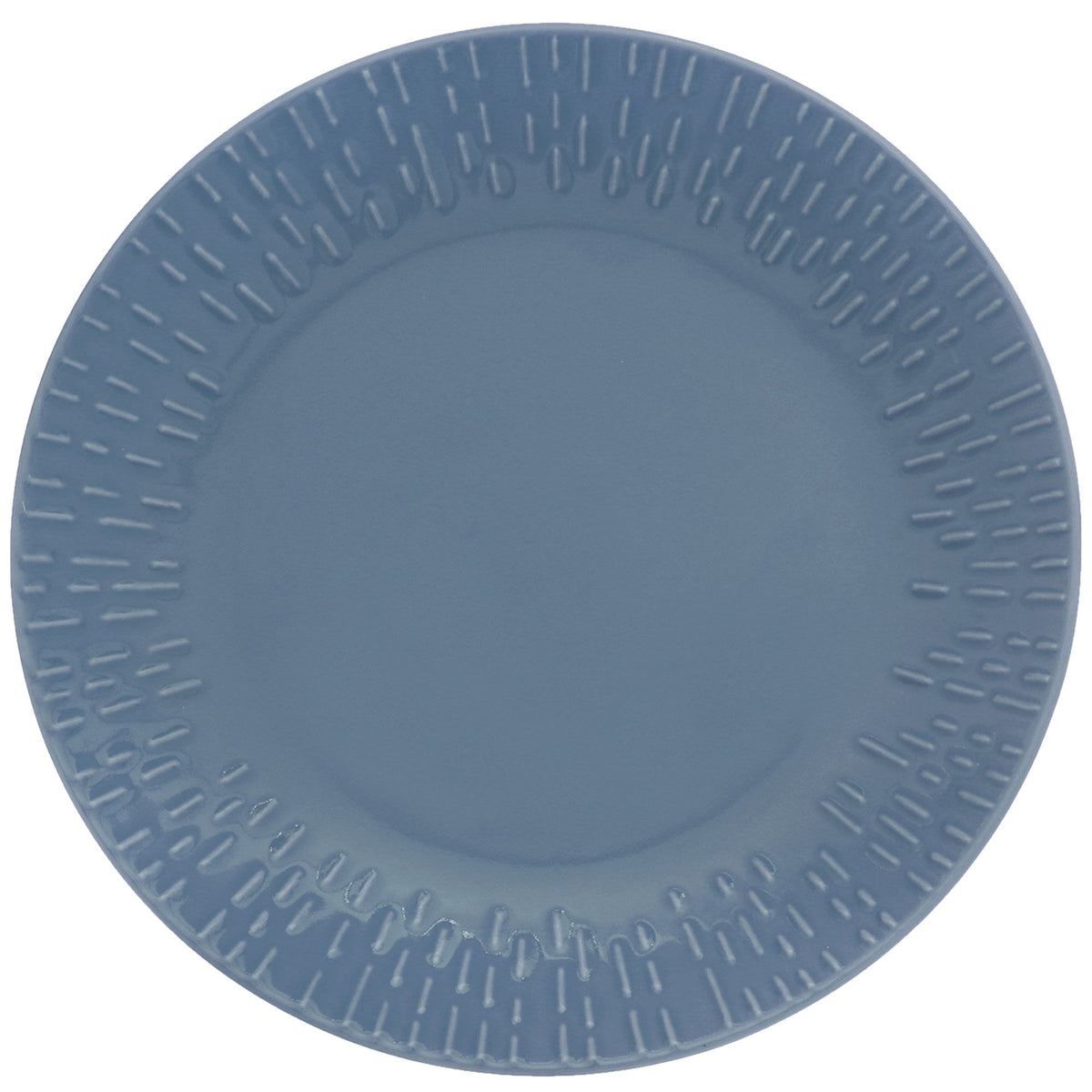 Aida Confetti desserttallerken 21 cm i matblå farve blueberry