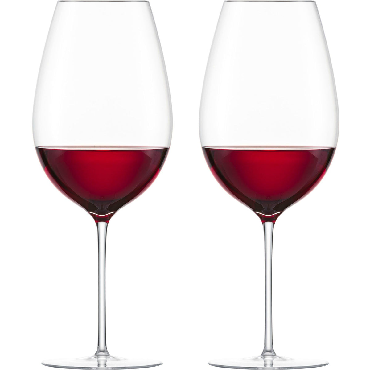 Zwiesel Enoteca Bordeaux rødvinsglas på 100 cl med bred kuppel, sæt med to