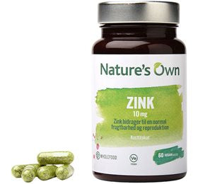 Se Natures Own Zink Wholefood 60 kap. ✔ Kæmpe udvalg i Natures Own - Køb online på udsalg og tilbud lige nu ✔ Billig fragt • Hurtig levering - Varenummer: Helsegrossisten-56641 og 5060202180899 på lager - Udsalg på Sundhed > Mærker > Panacea Få op til 69% i rabat - Tusindvis af varer fra over 2.739 mærker
