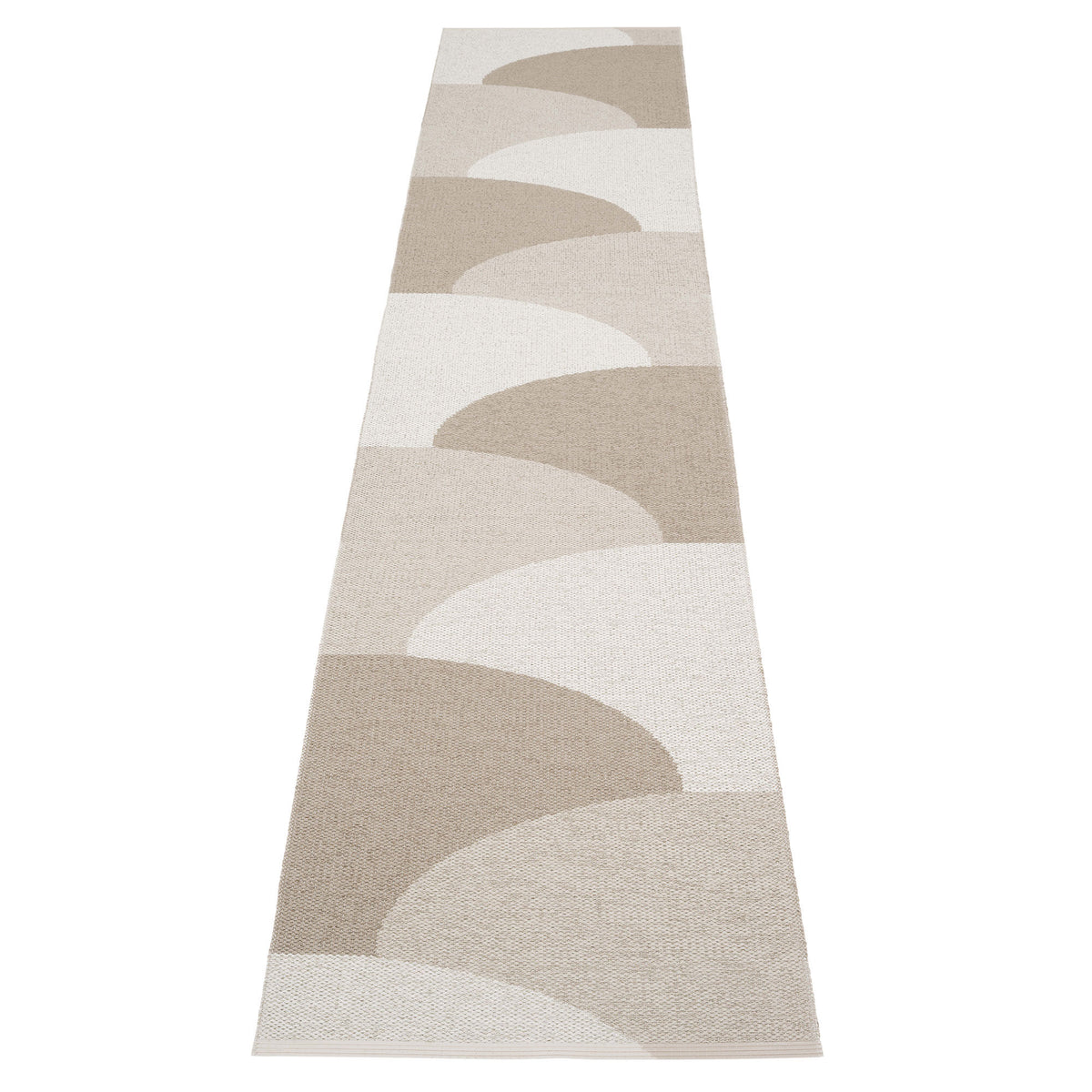 Pappelina Hill løber 70x360 cm i dark linen, linen og fossil grey
