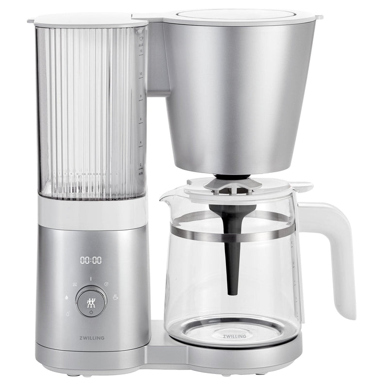 Se Zwilling Enfinigy kaffemaskine, 1,5 liter, sølv & hvid ✔ Kæmpe udvalg i Zwilling ✔ Meget billig fragt og hurtig levering: 1 - 2 hverdage - Varenummer: KTO-1008909 og barcode / Ean: &