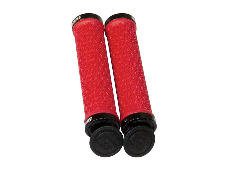 Se Sram DH - Håndtag med lockring - MTB - Silicone - Rød/Hvid ❤ Kæmpe udvalg i Sram ❤ Hurtig levering: 1 - 2 Hverdage samt billig fragt - Varenummer: CKP-710845727566 og barcode / Ean: &